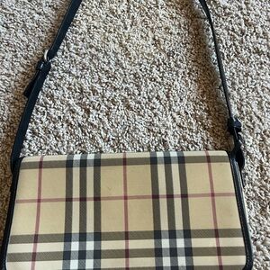 Burberry authentic nova check small flap shoulder bag - small flaws